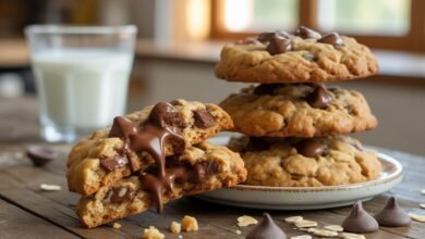 classic chocolate chip oatmeal cookies