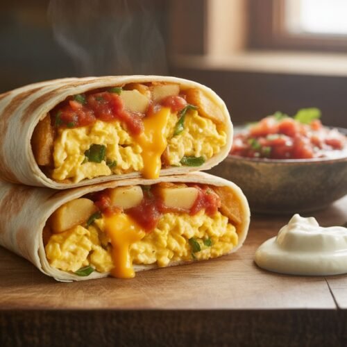 easy-breakfast-burrito-with-eggs-and-cheese-pinterest