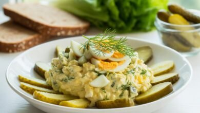 Egg Salad Recipe with Pickles