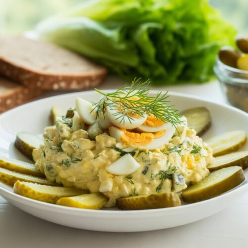 Egg Salad Recipe with Pickles