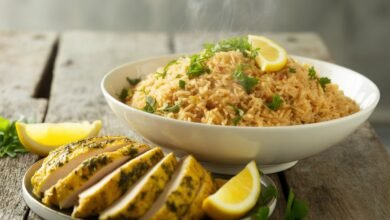 Rice Pilaf for Lemon Herb Chicken