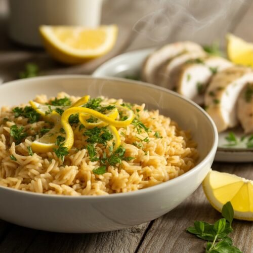 Rice Pilaf for Lemon Herb Chicken_pINTEREST