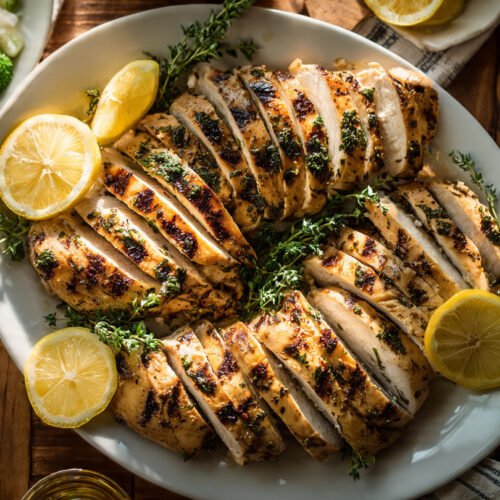 Thyme Basil Lemon Grilled Chicken RECIPES