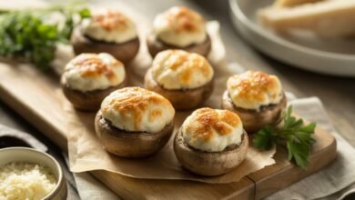 stuffed mushrooms with cream cheese
