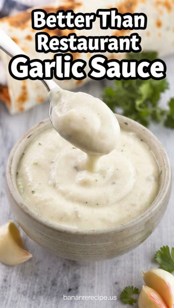 Pinterest_Garlic Sauce Recipe Shawarma