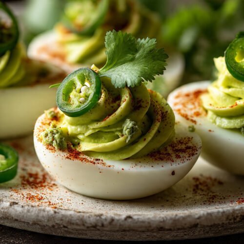 Avocado Deviled Eggs