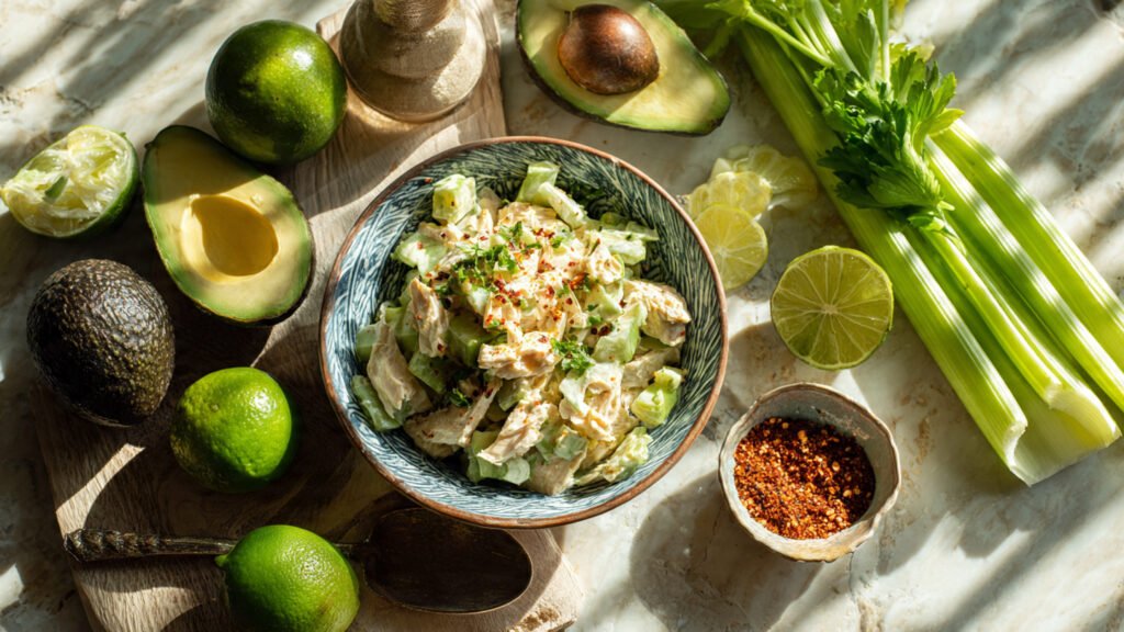 Cajun Chicken Salad Recipe ingredients
