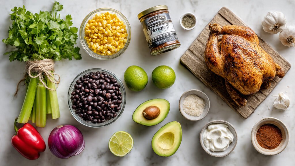 Chipotle Chicken Salad Recipe INGREDIENTS 1
