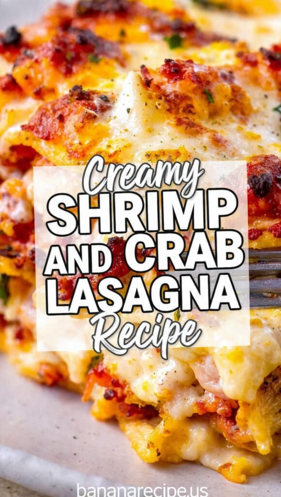 Creamy Shrimp and Crab lasagne