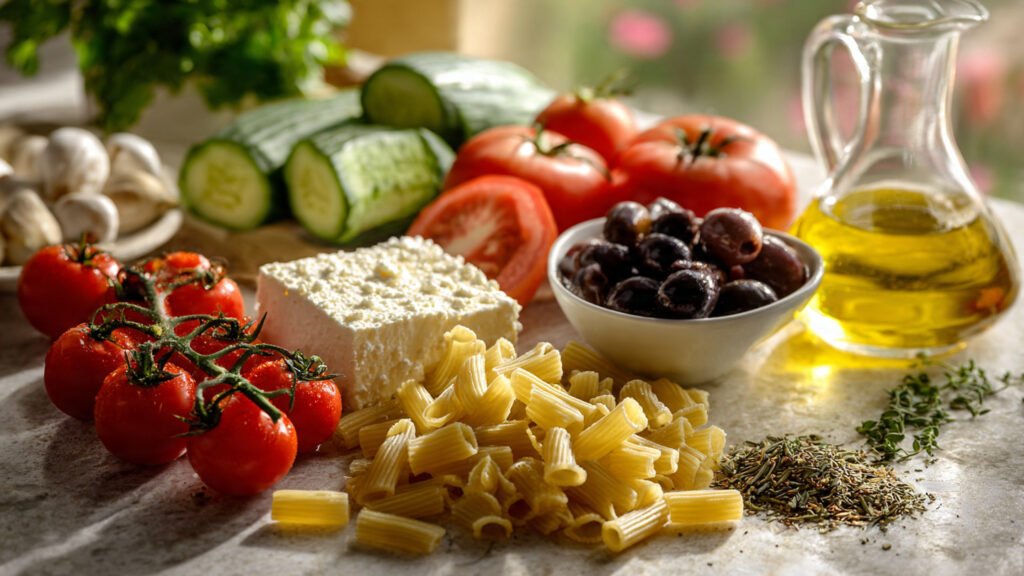 Greek Pasta Salad INGREDIENTS