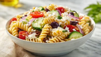 Greek Pasta Salad Recipe