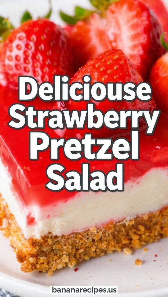 Pinterest_Strawberry Pretzel Salad Recipe