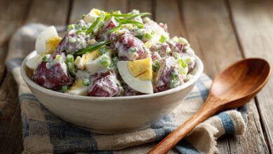 Red Hot Blue Potato Salad Recipe