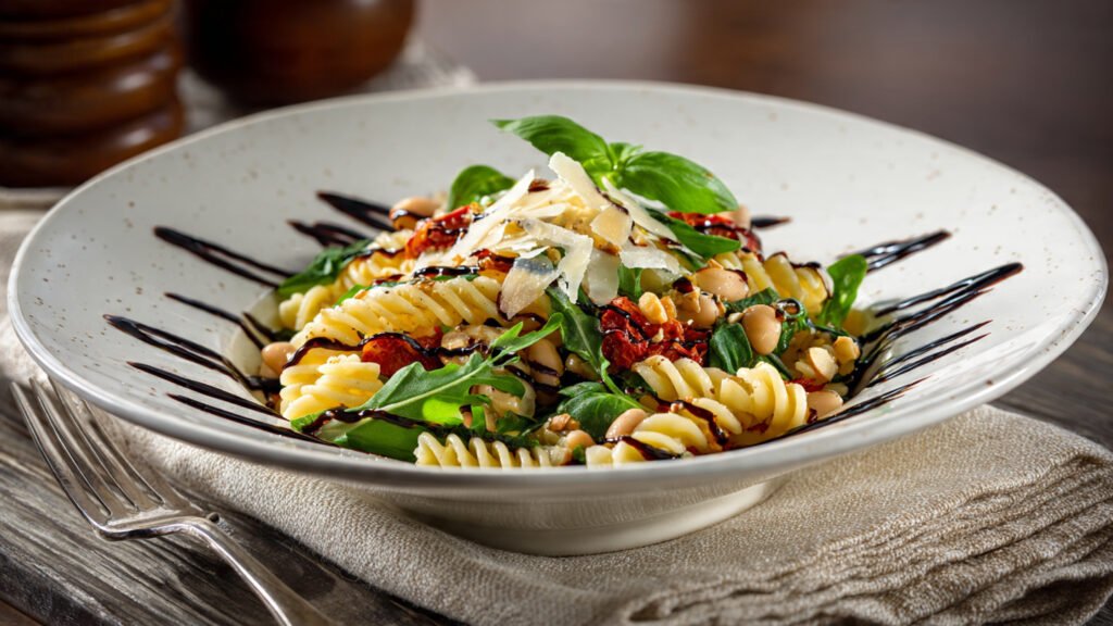 Tuscan White Bean Pasta Salad