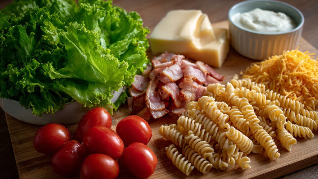 BLT Pasta Salad INGREDIENTS