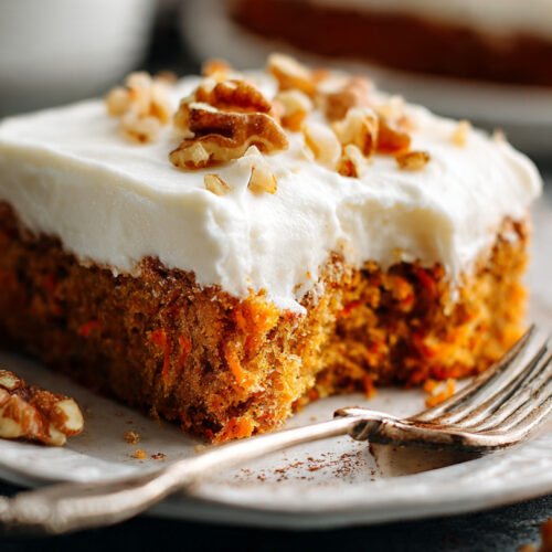 Carrot Cream Cake Bars