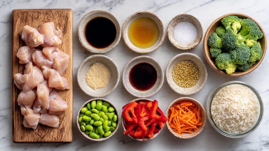 Chicken Bowls Healthy ingredients
