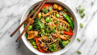 Chicken Teriyaki Noodles