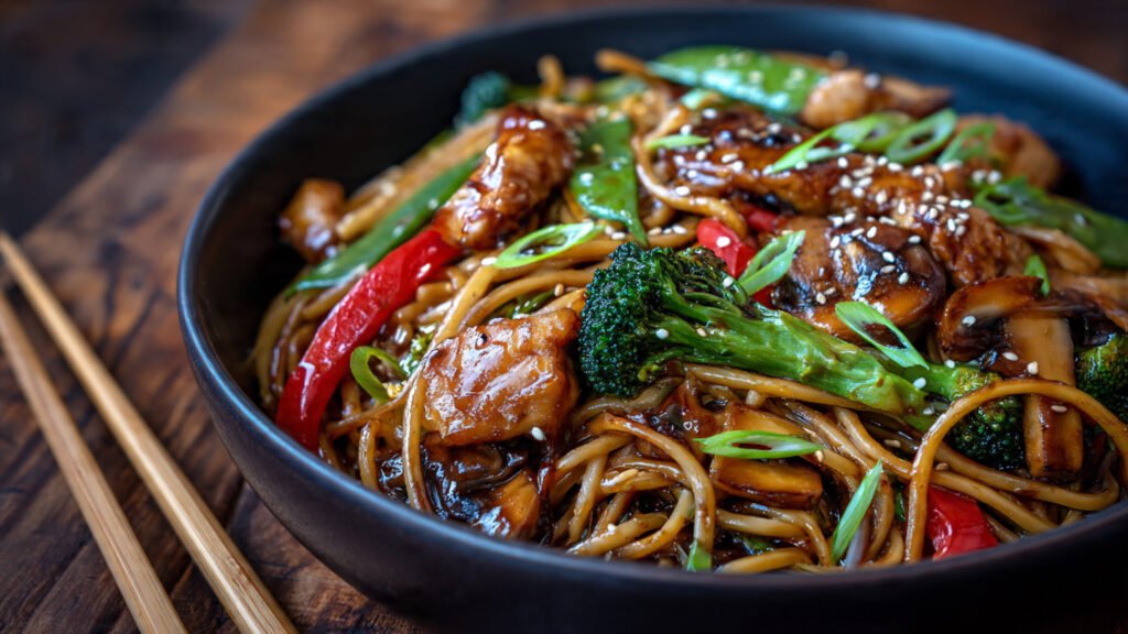 Chicken Teriyaki Noodles Recipe