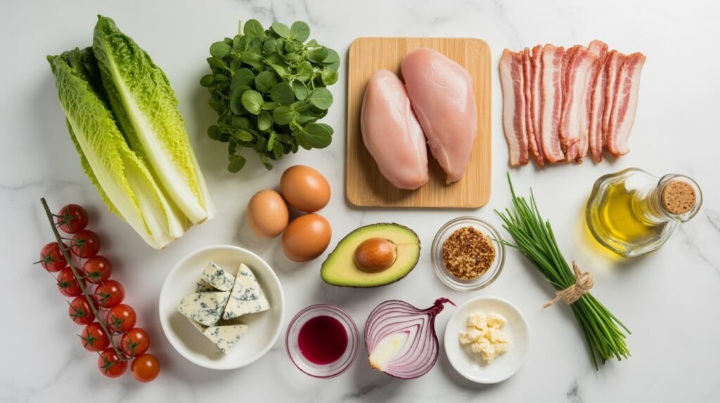 Cobb Salad Recipe ingredients