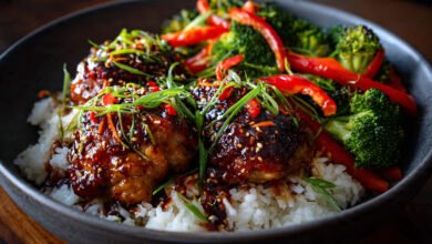 Sticky Teriyaki Chicken Bowl
