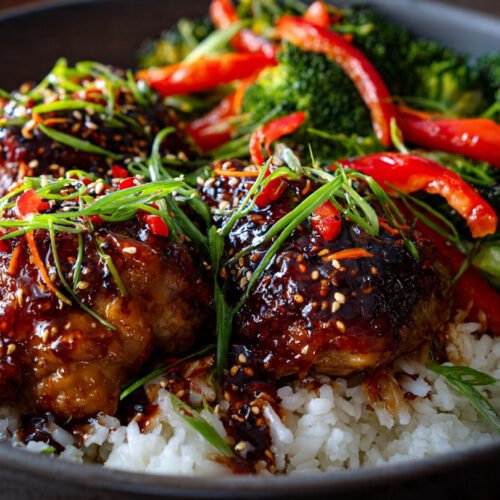 Sticky Teriyaki Chicken Bowl