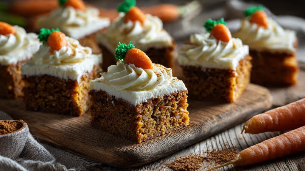carrot cake bars with cream cheese frosting