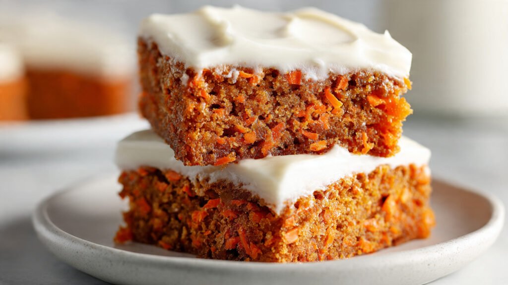 moist carrot bars